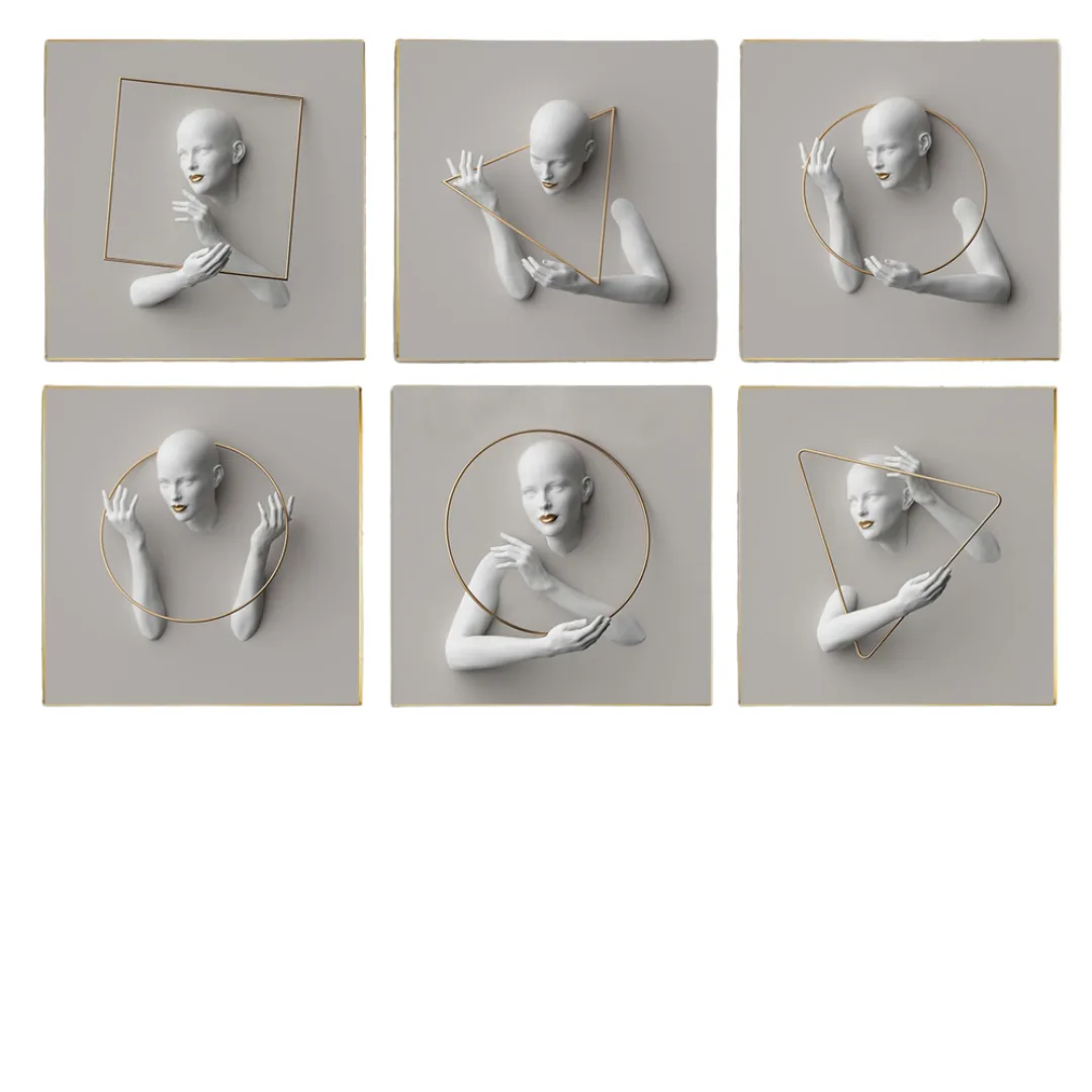 Telas Humanity - impressão 3D em canvas a prova d"agua