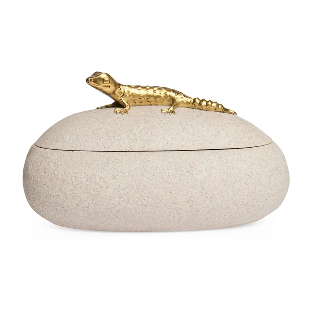 Pote decorativo Lizard - em resina