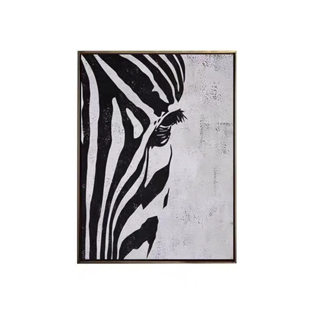 Tela Zebra - Pintada a mão 70x100cm